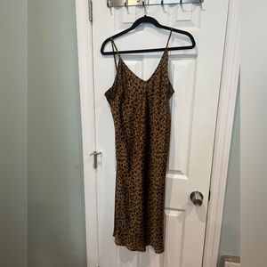 Cheetah slip dress